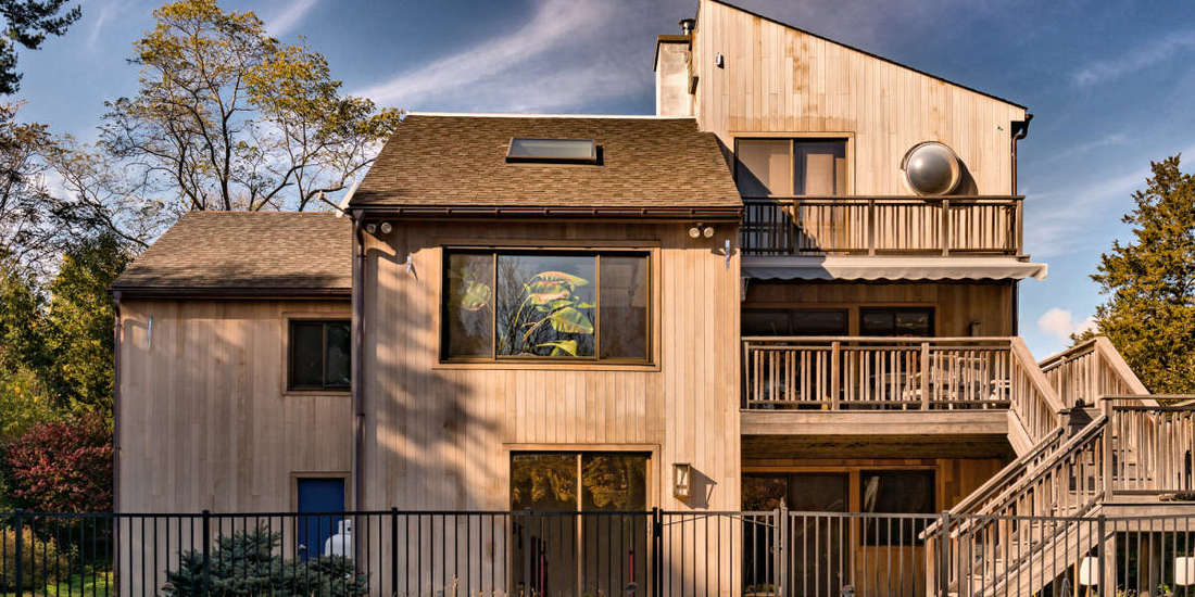 1x6 T&G Clear Cedar Siding  Finished with Bleaching Oil - CT Home