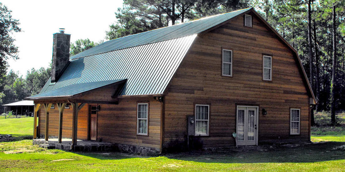  1x8 Dutch/Cove Lap PAD (Partially Air Dried) Stained with Olympic 716 &ldquo;Cedar Tone Semi-transparent stain