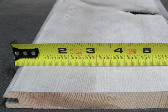 WOOD PANELING SQFT -> LFT Coverage