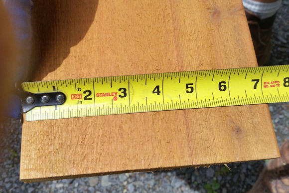 WOOD SIDING SQFT->LFT Coverage