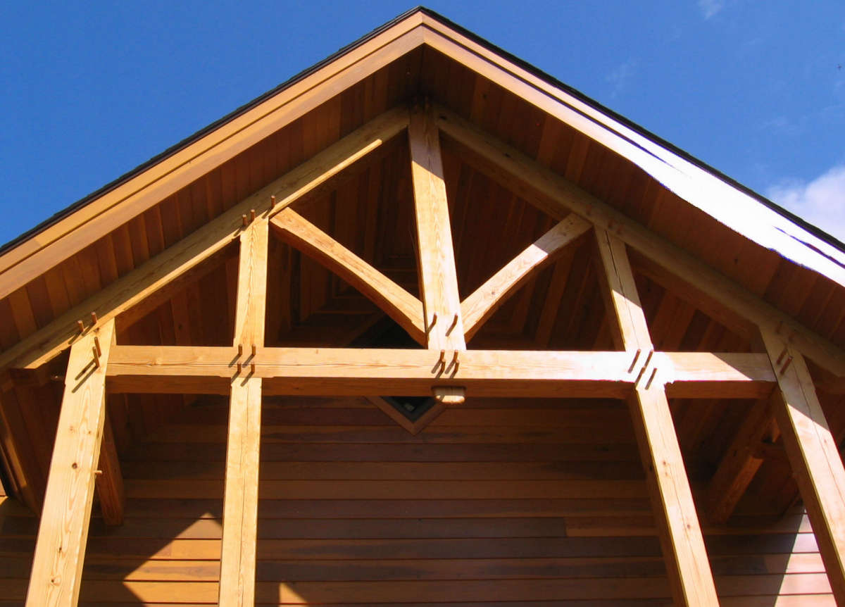 REDWOOD HOME Bevel Siding Timberframe