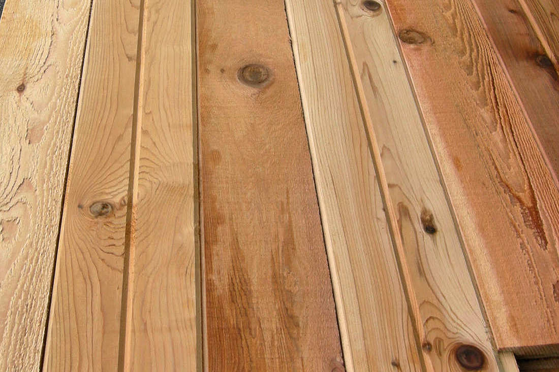 CUSTOMER SELECT CEDAR WOOD GRADE