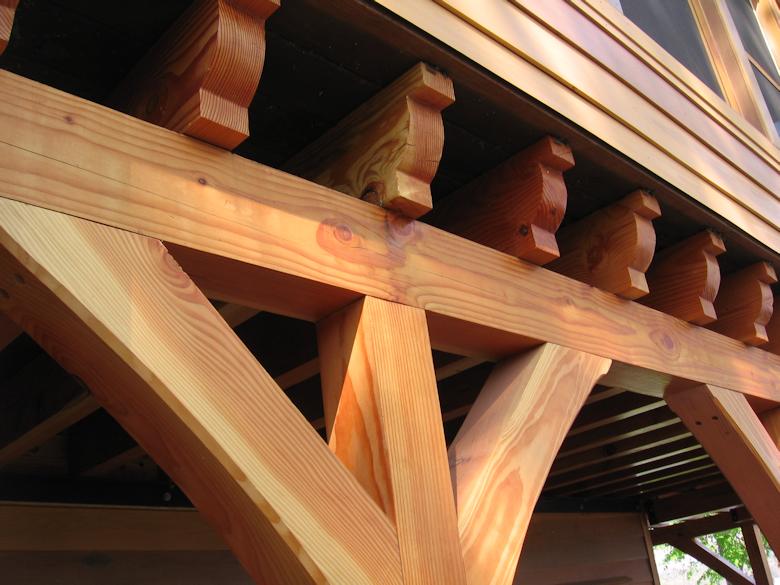 Douglas Fir lumber Beams used as inspiration