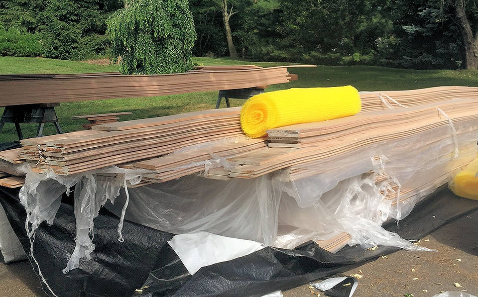 How NOT to Stack and Store your Wood Siding