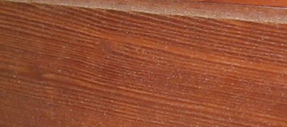 redwood vertical grain sample