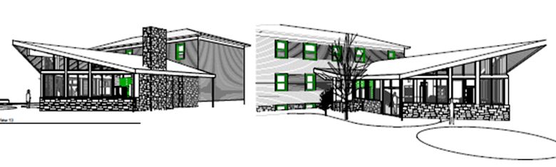Torok Design Drawing based on Wright inspired home