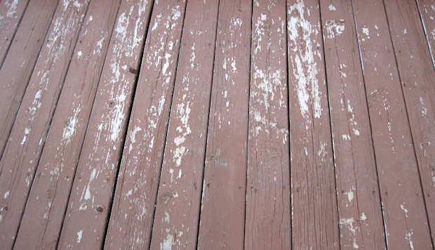 water based stain peeling